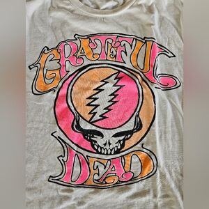 MadeWorn Pink and Orange Short Sleeve Tee